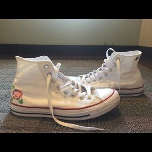 Floral High-Top Converse